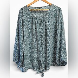 West Kei Casiya Tie Front Blouse